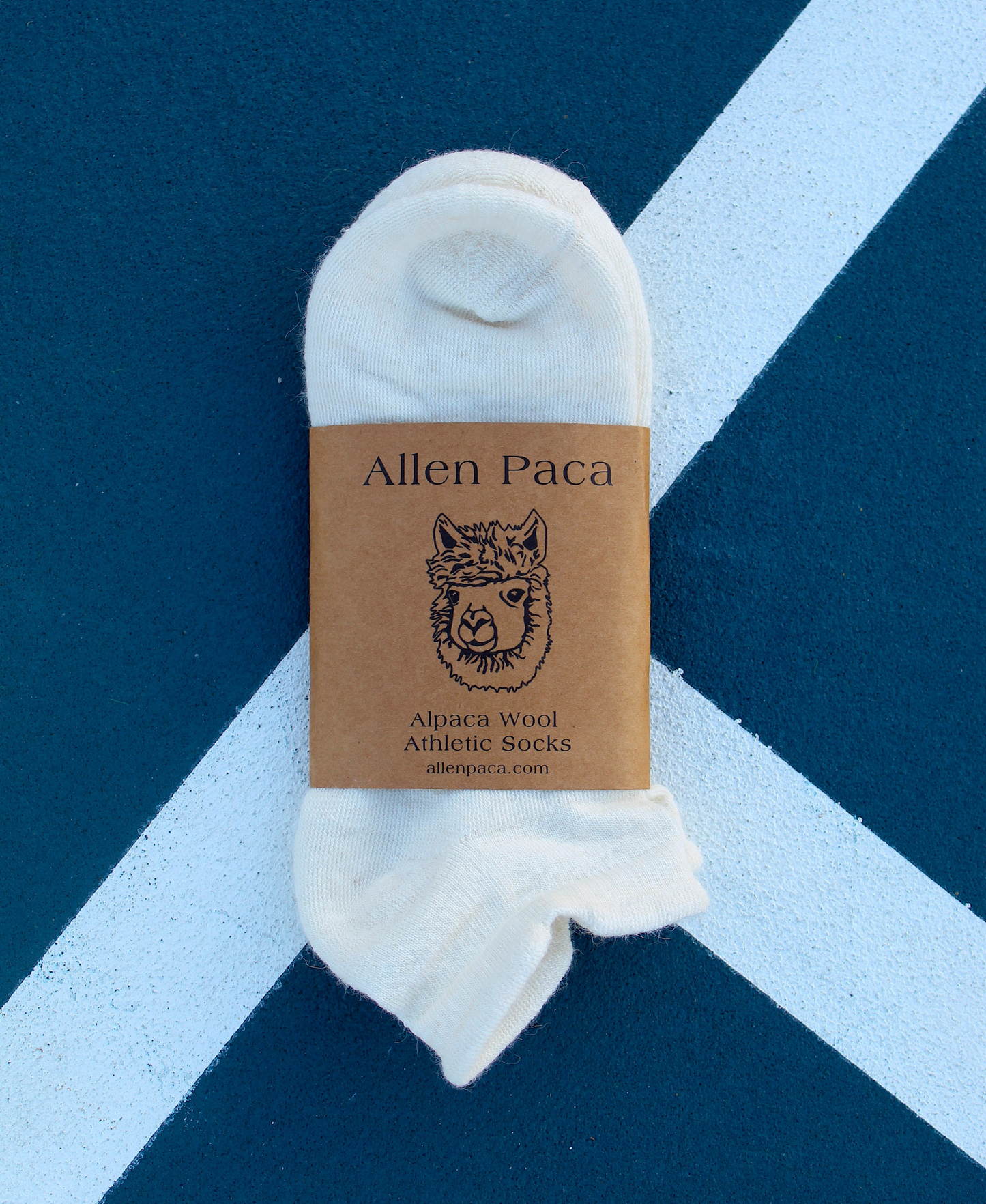 Athletic Alpaca Sock - Cream